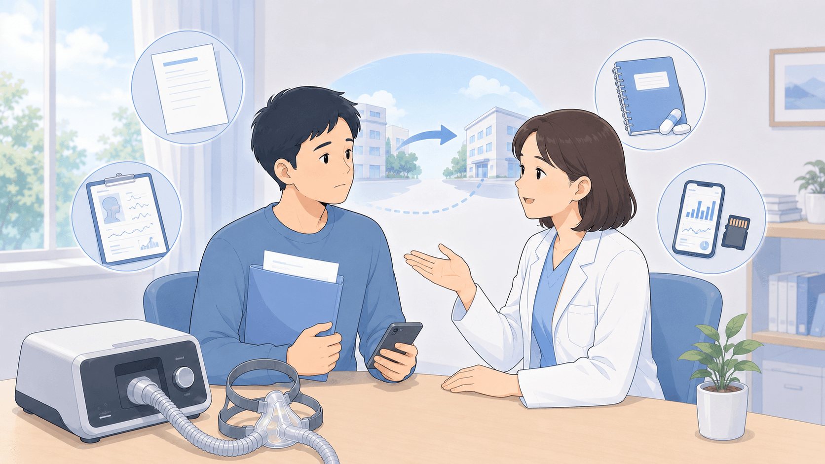 CPAP転院に紹介状は必要?ない場合の対応も解説