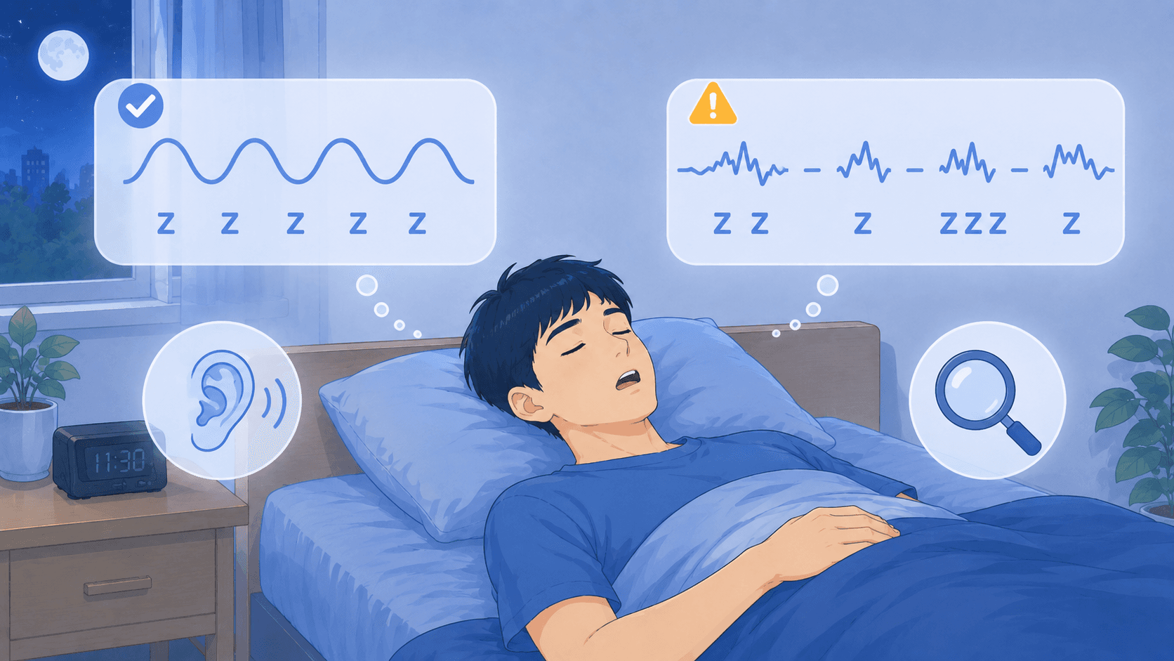 いびきを指摘されたら?危険度がわかる「いびきの音」のサイン