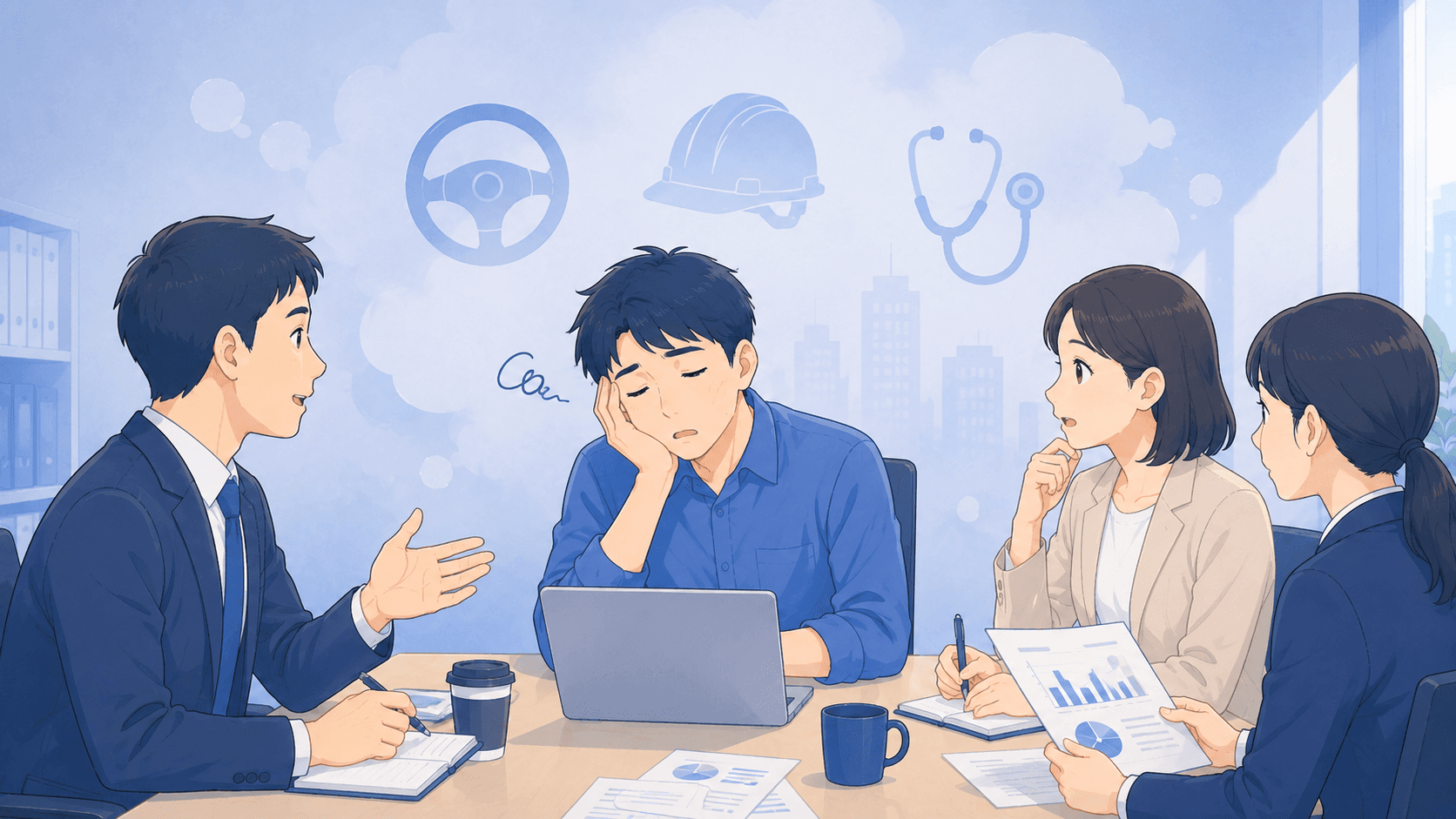 睡眠時無呼吸を放置すると仕事にどう影響するか|居眠り運転・集中力低下のリスク