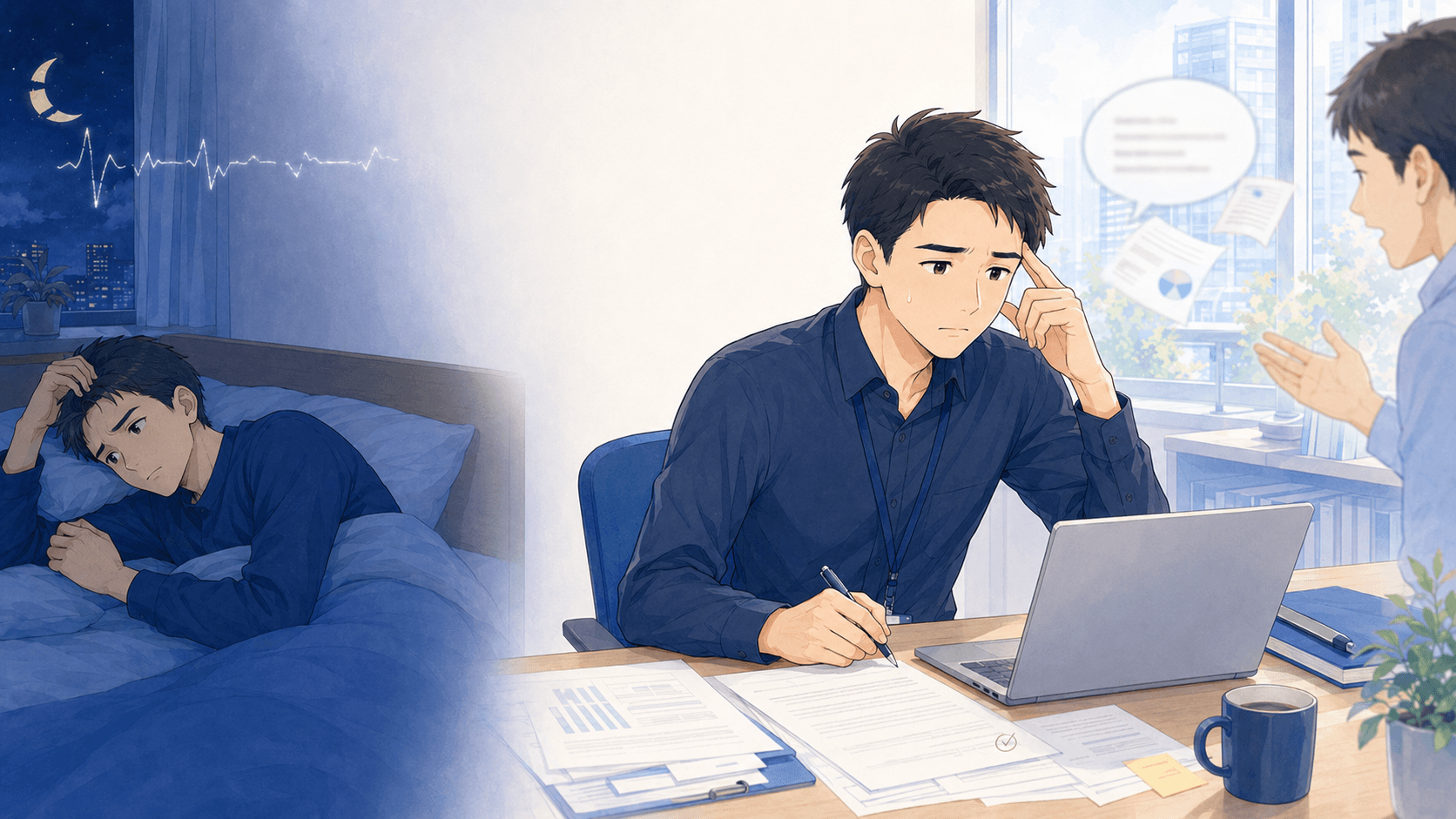 「やる気はあるのに集中できない」はプレゼンティーイズムかもしれない|睡眠と生産性の関係